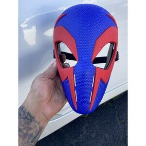 Spider-Man Marvel Across The Spider-Verse 2099 Mask for Kids Cosplay 9.5”L/6”Wl
